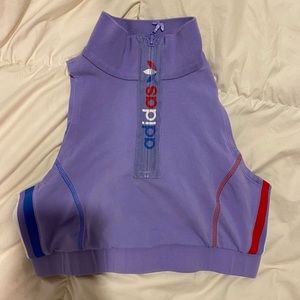 Adidas Originals Zipped Crop Top